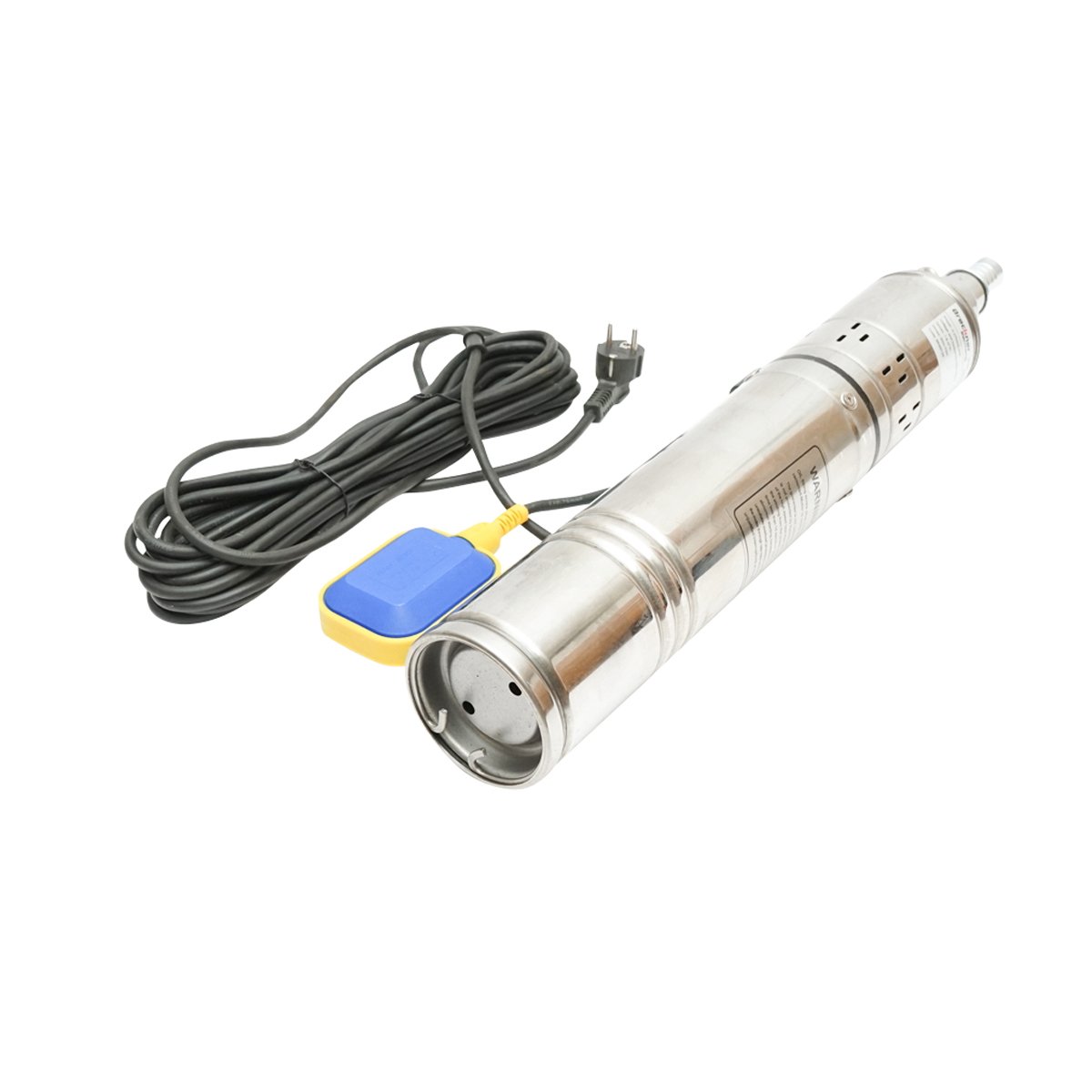 Pompa apa submersibila 4 inch, 370W, 30l/min H60m, 220V cu flotor 4QGD1.2-50-0.37F Breckner Germany